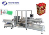 हैम्बर्गर खाद्य सब्जियों के लिए 40-50 बक्से / मिनट कार्टन बॉक्स पैकिंग मशीन: